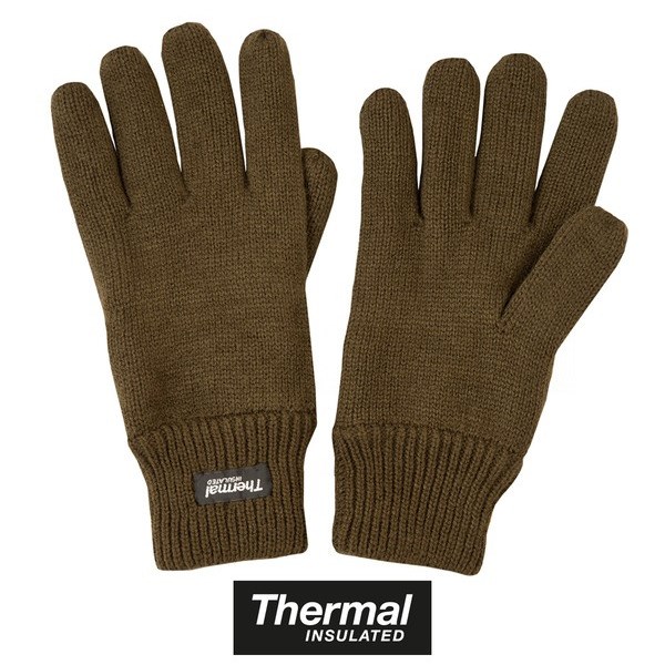 ПЕРЧАТКИ УТЕПЛЕННЫЕ KOMBAT UK THERMAL GLOVES - OLIVE 439680000262 - фото 3961
