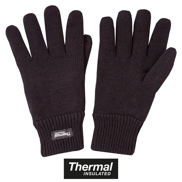 ПЕРЧАТКИ УТЕПЛЕННЫЕ KOMBAT UK THERMAL GLOVES - BLACK 497012275602 - фото 3962