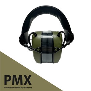 Активные наушники стрелковые PMX Tactical Pro PMX-38 Clandestine 28-85 ДБ Зелёный 385163049812