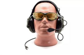 Активные наушники стрелковые Earmor Military Edition ME5 22-82 ДБ Хаки 809570384322