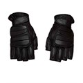 ПЕРЧАТКИ КОЖАНЫЕ BILAL BROTHERS SWAT 3/4 FINGER 369083348592 - фото 3985