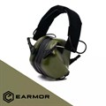 Активные наушники стрелковые Earmor Military Edition ME4 22-82 ДБ Хаки 414585301962 - фото 662